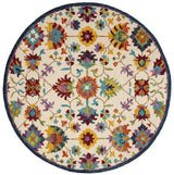 Safavieh Aspen 5'-0" x 5'-0" Rug in Ivory / Blue