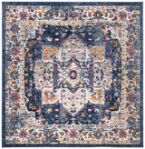 Safavieh Evoke 6'-7" x 6'-7" Rug in Navy / Grey