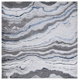 Safavieh Craft 6'-7" x 6'-7" Rug in Grey / Blue