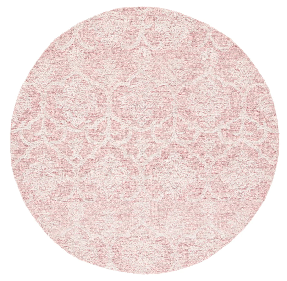 Safavieh Metro 6'-0" x 6'-0" Rug in Pink / Ivory