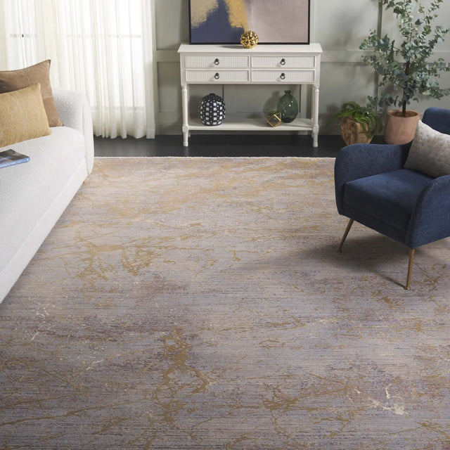 Safavieh Signature 800 10'-0" x 14'-0" Rug in Grey / Beige Gold