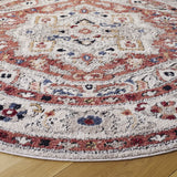 Safavieh Luna 6'-7" x 6'-7" Rug in Beige / Rust