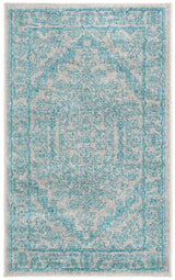 Safavieh Adirondack 3'-0" x 5'-0" Rug in Light Grey / Teal
