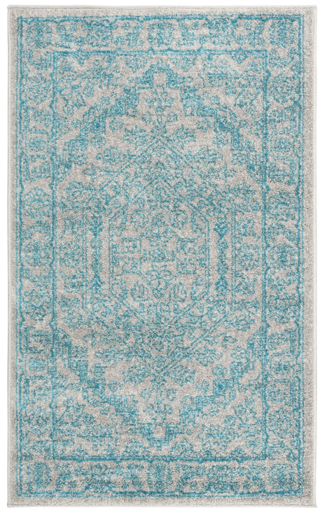 Safavieh Adirondack 3'-0" x 5'-0" Rug in Light Grey / Teal