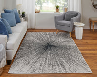 Feizy Micah 69439Ltf Ivory/Gray/Blue Area Rug