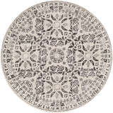 Surya Bahar Bhr-2318 Medium Gray, Charcoal, Beige, Taupe Rugs.