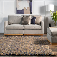 Nuloom Suchin Casual Woven Gogl01A Navy Area Rug