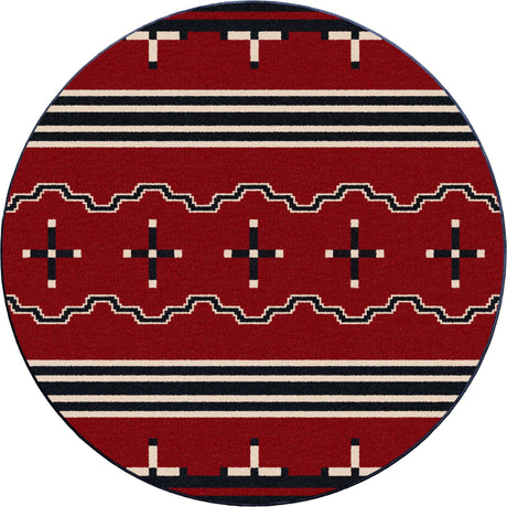 American Dakota Big Chief Red Rug