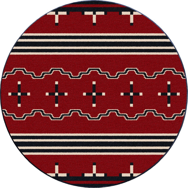 American Dakota Big Chief Red Rug