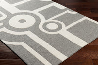 Surya Brook Bko-2300 Beige, Charcoal Area Rug