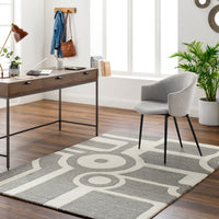 Surya Brook Bko-2300 Beige, Charcoal Area Rug