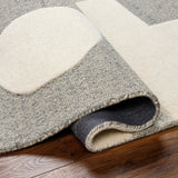 Surya Brook Bko-2301 Beige, Charcoal Rug.