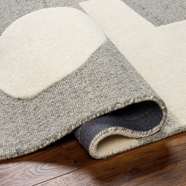 Surya Brook Bko-2301 Beige, Charcoal Rug.