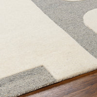 Surya Brook Bko-2301 Beige, Charcoal Area Rug