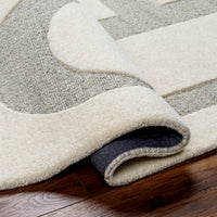 Surya Brook Bko-2304 Beige, Charcoal Area Rug