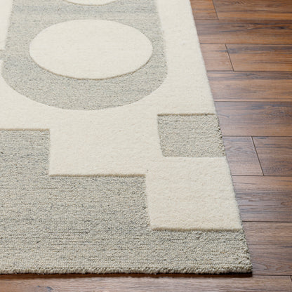 Surya Brook Bko-2304 Beige, Charcoal Area Rug