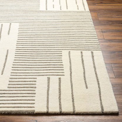 Surya Brook Bko-2311 Charcoal, Beige Area Rug