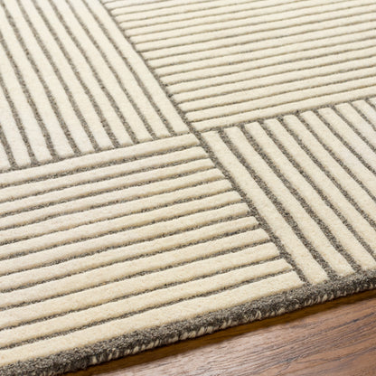 Surya Brook Bko-2312 Charcoal, Beige Area Rug