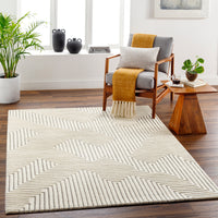 Surya Brook Bko-2313 Beige, Medium Gray Area Rug