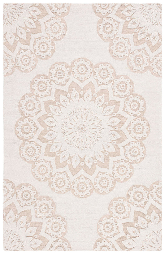 Safavieh Blossom Blm108T Ivory/Light Brown Area Rug