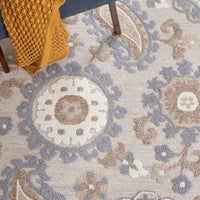 Safavieh Blossom Blm375F Grey/Beige Area Rug