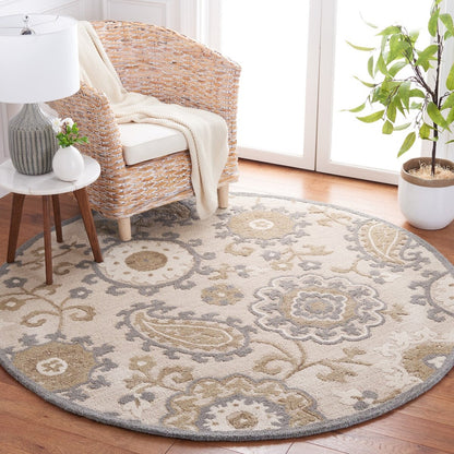 Safavieh Blossom Blm375F Grey/Beige Area Rug