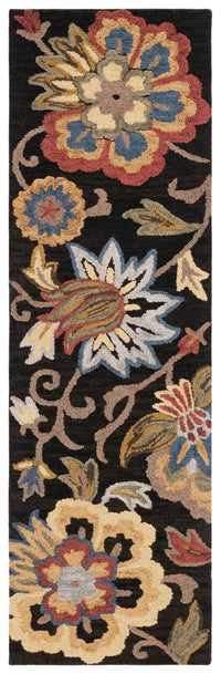 Safavieh Blossom Blm404Z Black/Yellow Area Rug