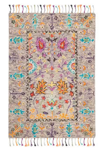 Safavieh Blossom Blm453A Grey/Multi Rug