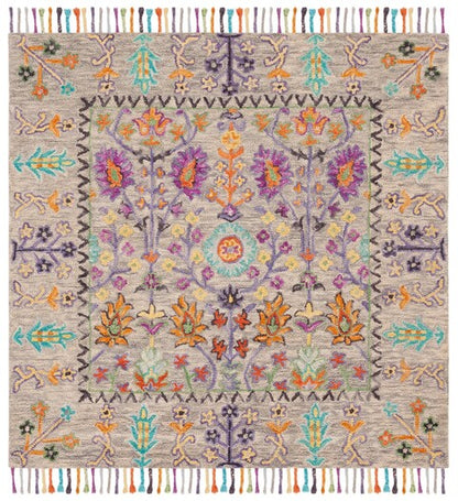 Safavieh Blossom Blm453A Grey/Multi Rug