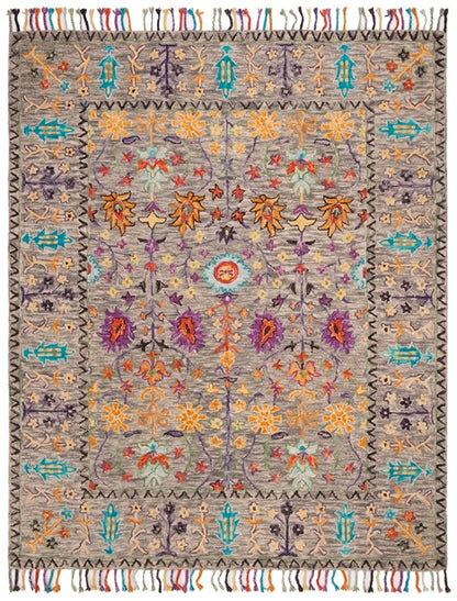 Safavieh Blossom Blm453A Grey/Multi Rug