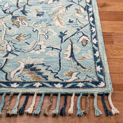 Safavieh Blossom Blm457M Blue/Ivory Rug