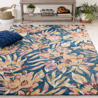 Safavieh Blossom Blm462M Blue/Plum Area Rug