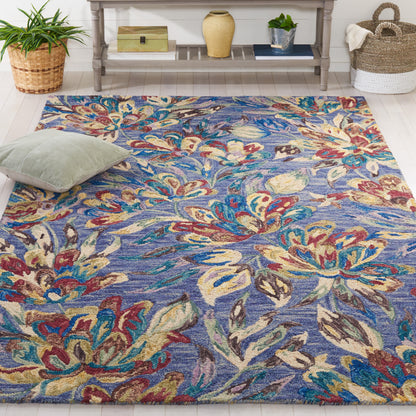 Safavieh Blossom Blm462U Blue/Violet Area Rug