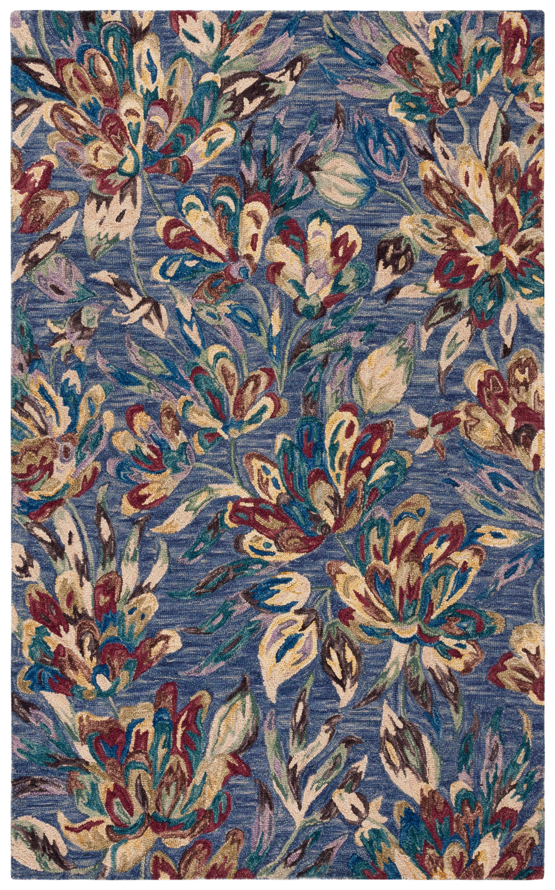 Safavieh Blossom Blm462U Blue/Violet Area Rug