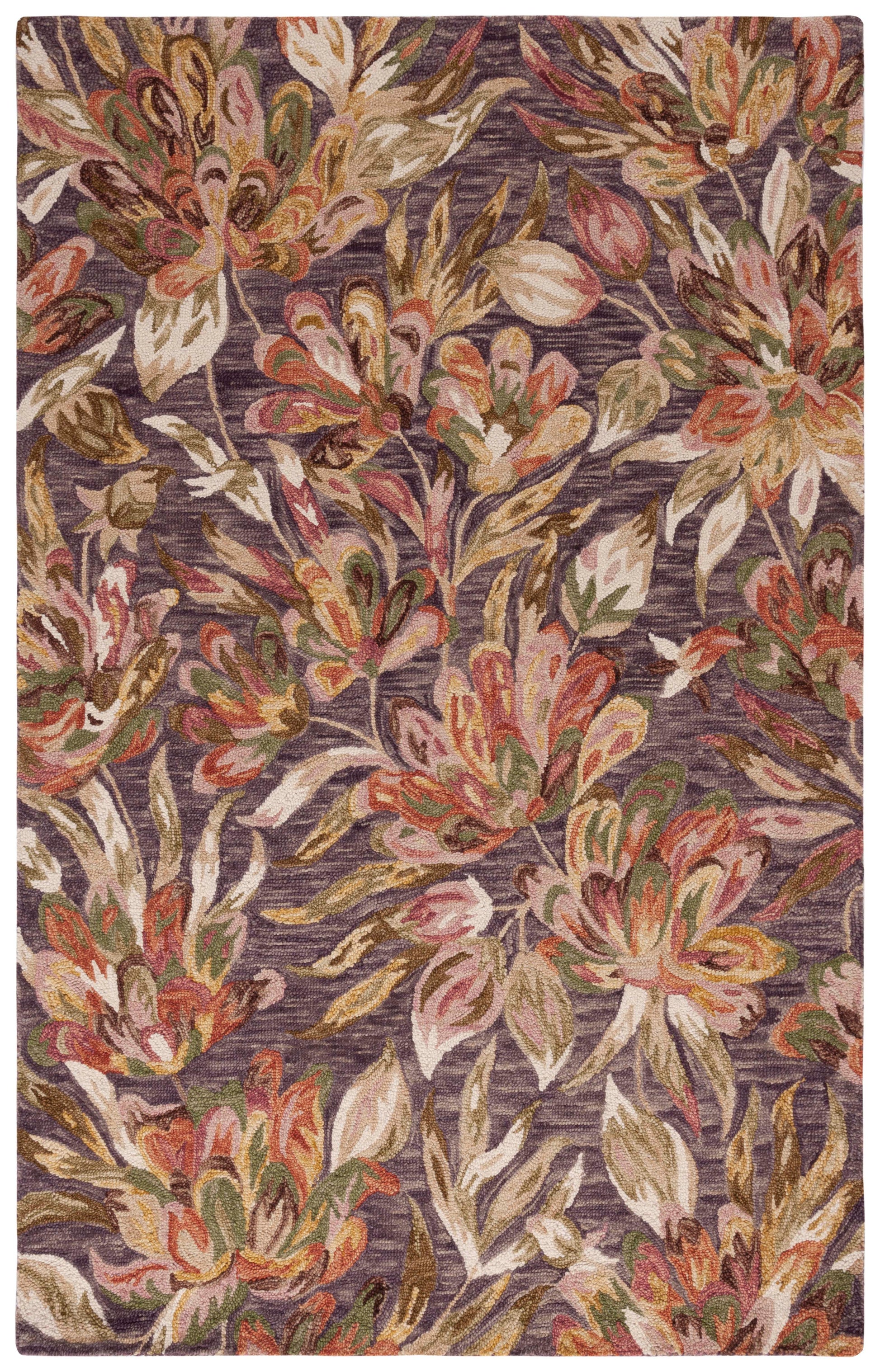 Safavieh Blossom Blm462V Purple/Sage Area Rug