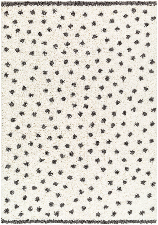 Surya Birmingham Bmm-2301 Ivory, Black Area Rug