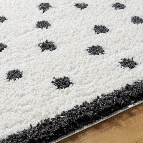 Surya Birmingham Bmm-2301 Ivory, Black Rug.