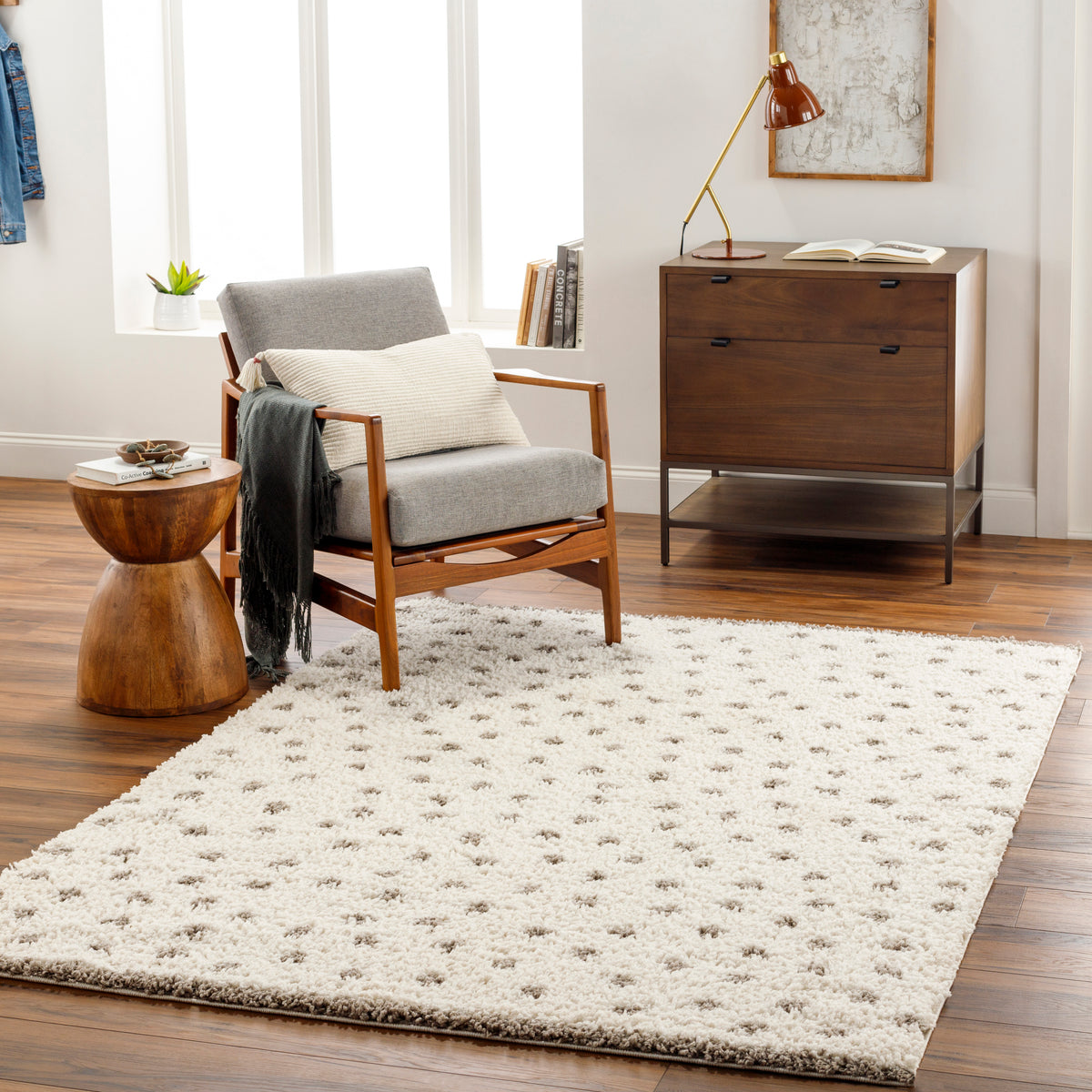Surya Birmingham Bmm-2302 Ivory, Gray Rug.