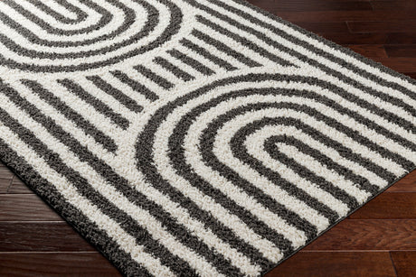Surya Birmingham Bmm-2304 Ivory, Black Rug.