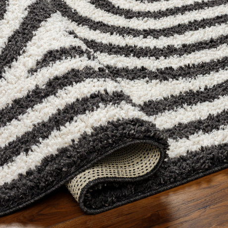 Surya Birmingham Bmm-2304 Ivory, Black Rug.