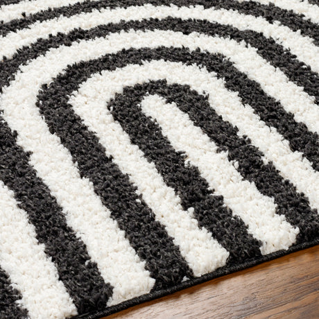 Surya Birmingham Bmm-2304 Ivory, Black Rug.