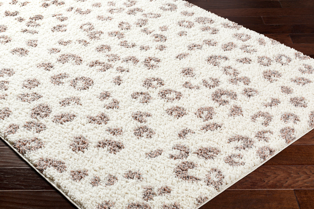 Surya Birmingham Bmm-2308 Ivory, Dusty Coral, Pale Blue Rug.
