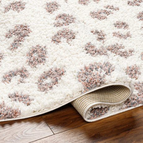 Surya Birmingham Bmm-2308 Ivory, Dusty Coral, Pale Blue Rug.