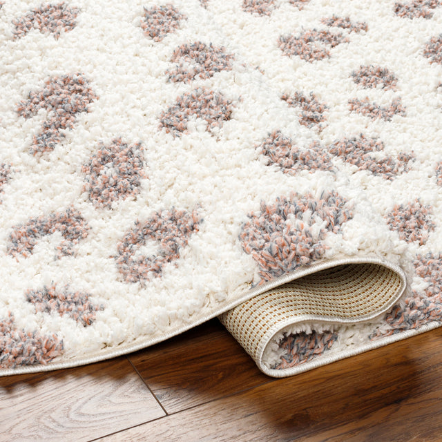 Surya Birmingham Bmm-2308 Ivory, Dusty Coral, Pale Blue Rug.