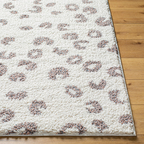 Surya Birmingham Bmm-2308 Ivory, Dusty Coral, Pale Blue Rug.