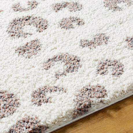 Surya Birmingham Bmm-2308 Ivory, Dusty Coral, Pale Blue Rug.