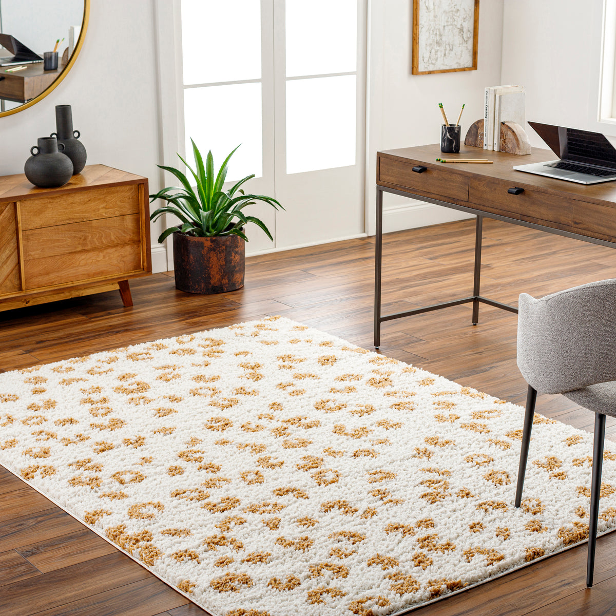 Surya Birmingham Bmm-2310 Ivory, Tan Rug.