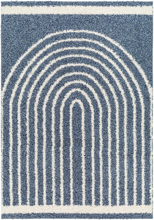 Surya Birmingham Bmm-2311 Blue, Ivory Area Rug