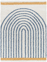 Surya Birmingham Bmm-2313 Ivory, Blue, Tan Rug.