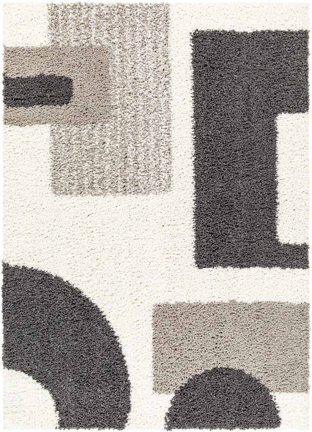 Surya Birmingham Bmm-2316 Ivory, Black, Gray Rug.